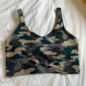 Aerie camo sports bra